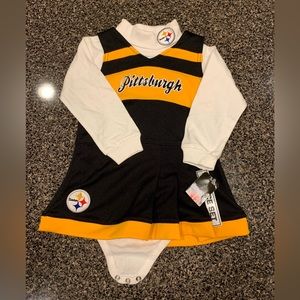 Steelers Toddler Cheerleading outfit